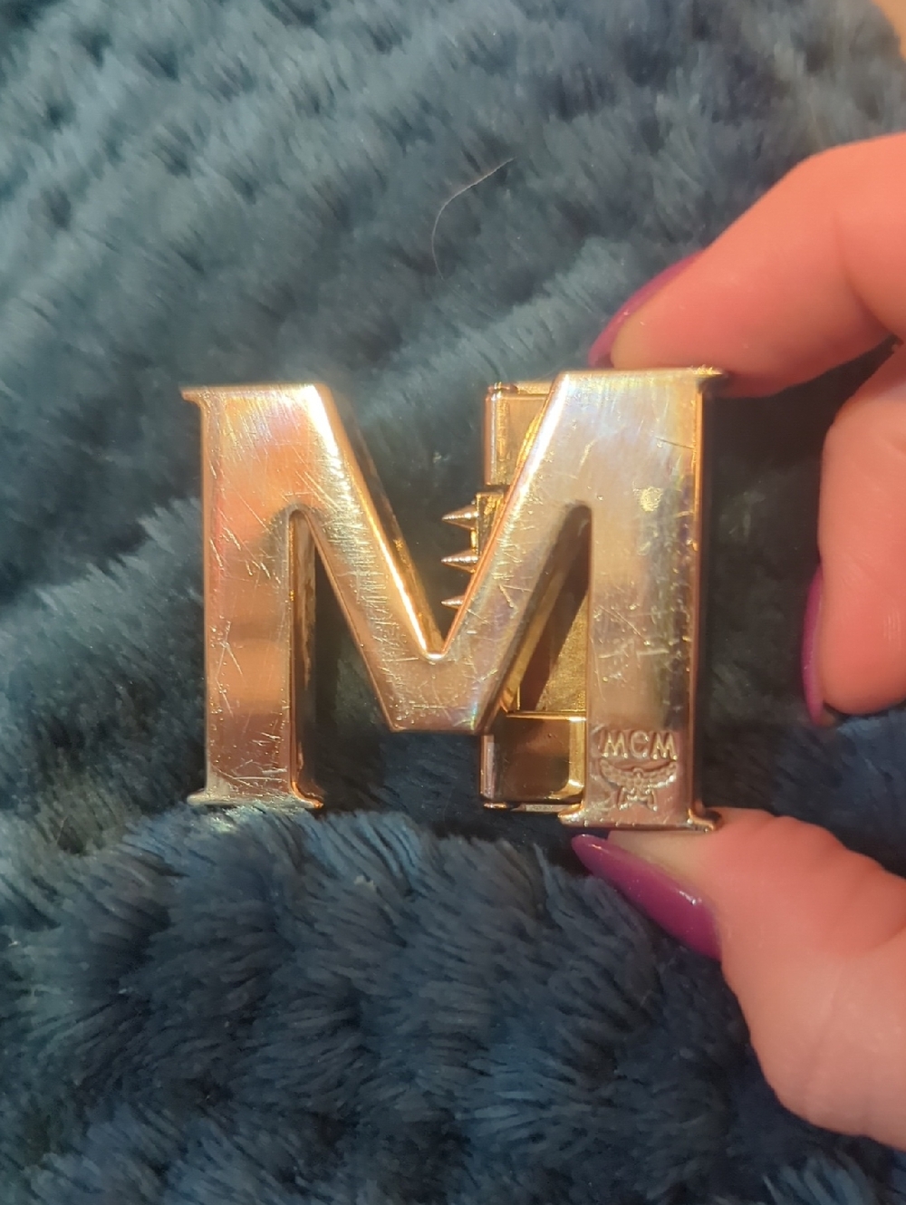 24kGP MCM 'M' Belt Buckle